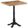 vidaXL Mesa bistr&ocirc; 60x60x77 cm madeira de mangueira &aacute;spera