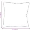 vidaXL Almofada Branco Poliéster