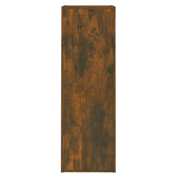 vidaXL M&oacute;veis de TV 2 pcs 30,5x30x90 cm madeira cor carvalho fumado