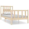 vidaXL Estrutura de cama solteiro 90x190 cm madeira maci&ccedil;a