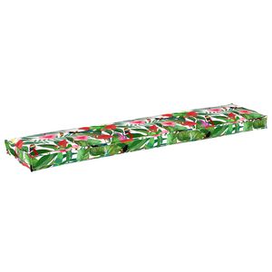 vidaXL Travesseiro de palete Floral Selva Tropical 180 x 40 x 8 cm