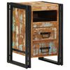 vidaXL Mesa de cabeceira 40x40x59 cm em madeira maci&ccedil;a reciclada
