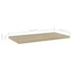 vidaXL Prateleiras estante 4pcs 40x20x1,5cm contraplacado cor carvalho