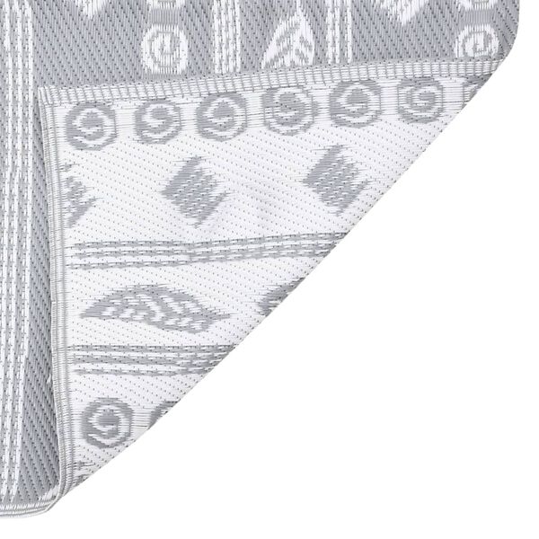 vidaXL Tapete de exterior 160x230 cm ARAKIL PP cinzento