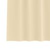 vidaXL Cortinas Blackout com Argolas 2 pcs Creme 245 x 140 cm