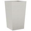 vidaXL Vaso/floreira de jardim 45x45x75 cm a&ccedil;o inoxid&aacute;vel