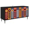 vidaXL Gabinete para TV ESSEN 102 x 33 x 51 cm Carvalho Preto
