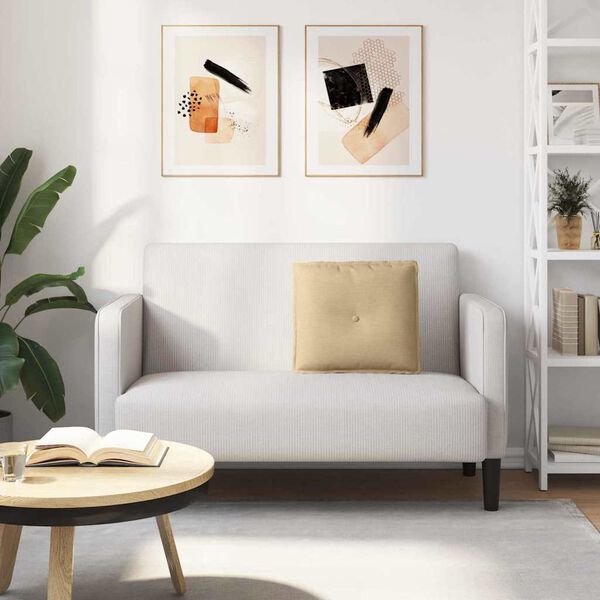 vidaXL Travesseiro para Costas Cinza Verde 50 x 45 cm