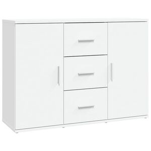 vidaXL Aparador 91x29,5x65 cm derivados de madeira branco