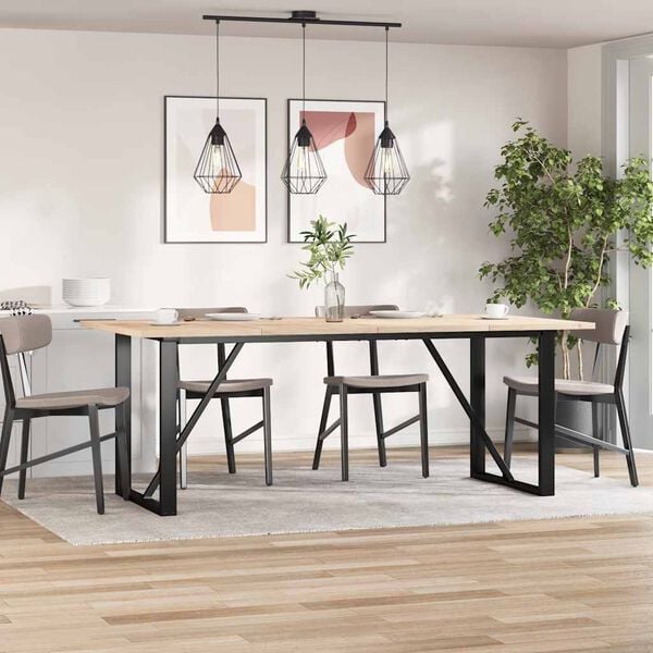 vidaXL Tampos de mesa retangulares 4 pcs 100x50x2,5 cm pinho maci&ccedil;o