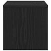 vidaXL Arm&aacute;rio de Cabeceira Carvalho preto 40 x 40 x 30 cm