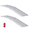 vidaXL Rampa de Motocicleta Dobr&aacute;vel 340 kg por rampa 2 pcs Prateado