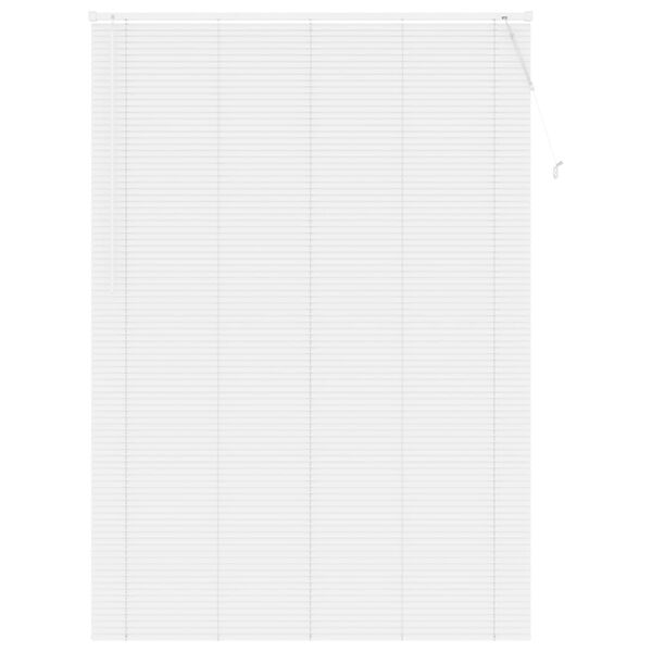vidaXL Cortina Veneziana Manual Ajust&aacute;vel Branco 213 x 150 cm PVC