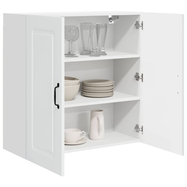vidaXL Arm&aacute;rio de Cozinha Kalmar Branco Brilhante 80 x 31 x 80 cm
