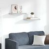 vidaXL Prateleiras de parede 2 pcs 50x23x3,8 cm MDF cinzento-cimento