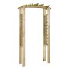 vidaXL Arco com treli&ccedil;a 110x60x210 cm pinho maci&ccedil;o impregnado