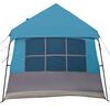 vidaXL Barraca Familiar com telhado Azul e Cinza 622 x 295 x 238 cm