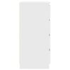 vidaXL Aparador 37,5x35x76 cm derivados de madeira branco