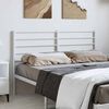 vidaXL Cabeceira de cama 135 cm metal branco
