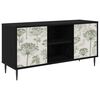 vidaXL Gabinete para TV GOTHA 102 x 33 x 51 cm Carvalho Preto