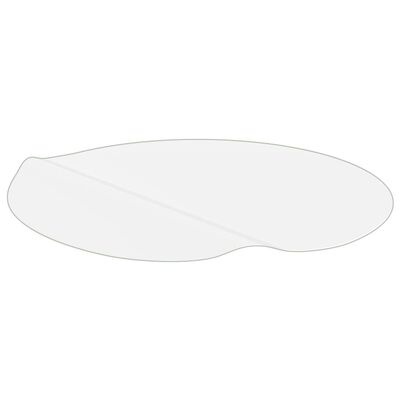 vidaXL Protetor de mesa Ø 90 cm 2 mm PVC transparente