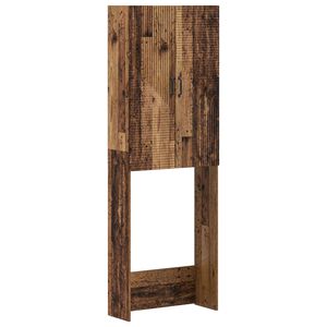 vidaXL Arm&aacute;rio de banheiro HAARLEM Madeira antiga 66 x 25,5 x 190 cm