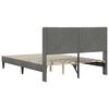 vidaXL Estrutura da Cama Cinza Escuro 120 x 200 cm Veludo