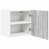 vidaXL Arm&aacute;rio suspenso 2 pcs Cinza Sonoma e Branco 40 x 31 x 40 cm