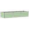 vidaXL Floreira Verde 240 x 80 x 45 cm A&ccedil;o
