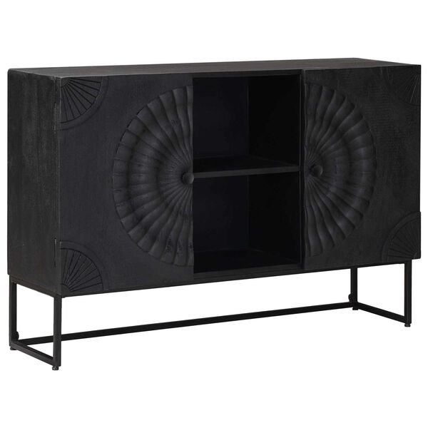vidaXL Buffet Preto 105 x 30 x 68 cm