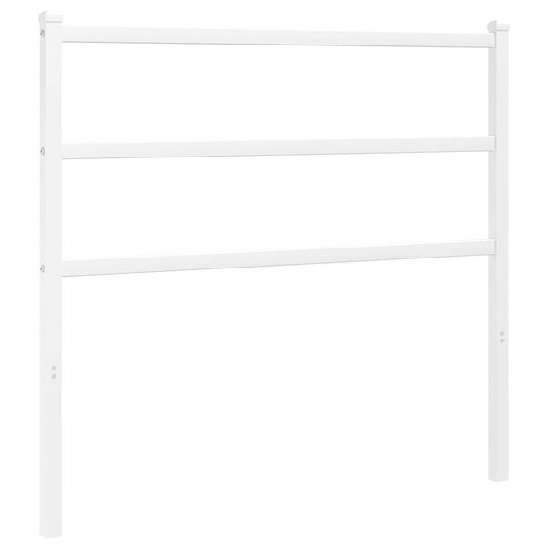 vidaXL Cabeceira de substitui&ccedil;&atilde;o 100 cm metal branco