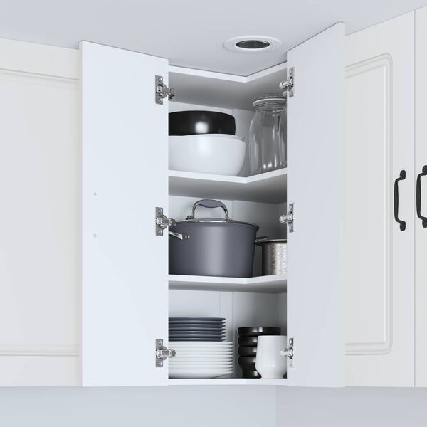 vidaXL Arm&aacute;rio de Cozinha Kalmar Branco 57 x 57 x 80 cm