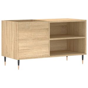 vidaXL Arm&aacute;rio p/ discos 85x38x48 cm deriv. madeira carvalho sonoma