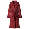 vidaXL Roup&atilde;o sem Capuz Vermelho Bordeaux l Flanela