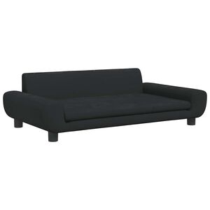 vidaXL Cama para c&atilde;es 100x54x33 cm veludo preto