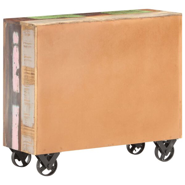 vidaXL Aparador 80x30x70 cm madeira recuperada maci&ccedil;a