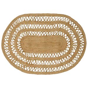 vidaXL Tapete de &Aacute;rea Natural 100 x 152 cm Juta
