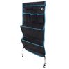 vidaXL Saco de Armazenamento Preto e Azul 91 x 47,5 cm oxford