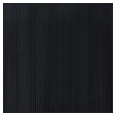 vidaXL Tapete quadrado 100x100 cm bambu preto