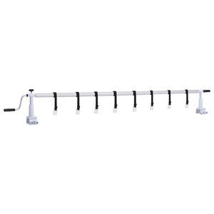 vidaXL Enrolador para cobertura de piscina com base de pl&aacute;stico