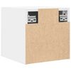 vidaXL Armário de parede para TV 30,5x30x30 cm branco