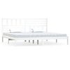 vidaXL Cama sem colchão 180x200 cm madeira de pinho maciça branco