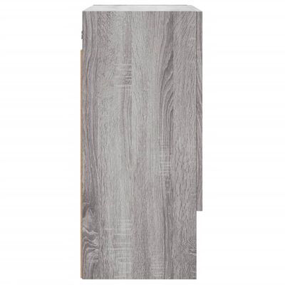 vidaXL Armário de parede 60x31x70 cm derivados madeira cinzento sonoma