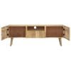 vidaXL M&oacute;vel de TV 140x30x49 cm madeira de mangueira maci&ccedil;a