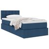 vidaXL Cama com arruma&ccedil;&atilde;o e colch&atilde;o com colch&atilde;o Azul 90 x 190 cm