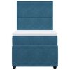 vidaXL Cama boxspring com colch&atilde;o 90x200 cm veludo azul