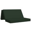 vidaXL Sof&aacute; Cama Dobr&aacute;vel 120 x 67 x 45 cm Verde-Escuro