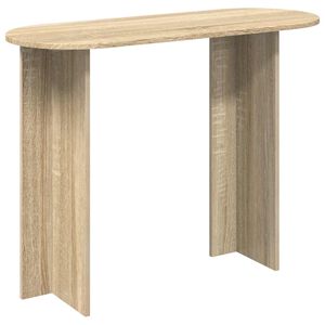 vidaXL Aparador com armazenamento Carvalho Sonoma 100 x 39,5 x 75 cm