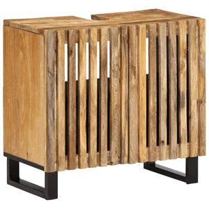 vidaXL Arm&aacute;rio para lavat&oacute;rio 62x34x58 cm mangueira maci&ccedil;a &aacute;spera
