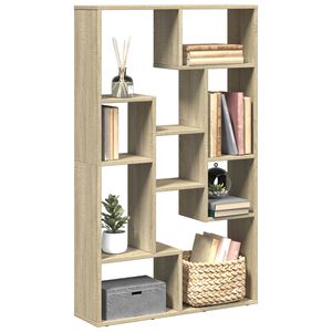 vidaXL Estante 72x20x120,5 cm derivados de madeira carvalho sonoma